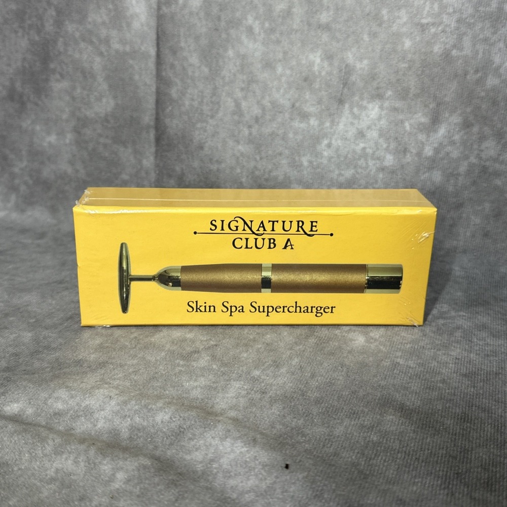 Signature Club A Skin Spa Supercharger ~ Anti Aging Facial Massager ~ New in Box